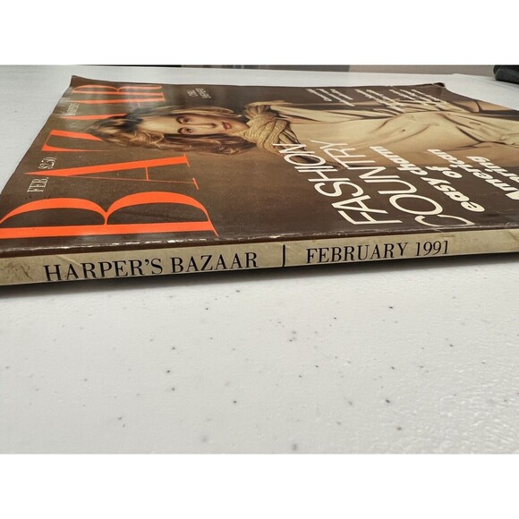 Bazaar Magazine February 1991 Cybill Shepherd Fashion Country Health Beauty - Picture 5 of 8